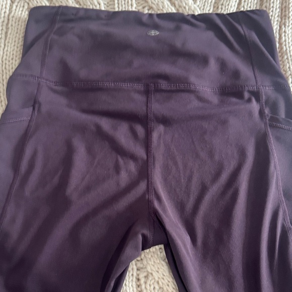 Plum Gaiam High-Waisted Leggings SzM - Picture 6 of 6